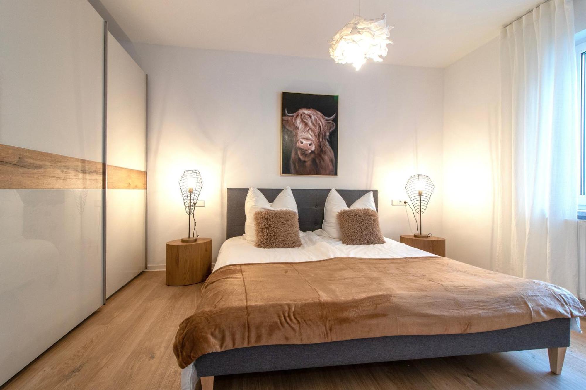 Stilvolles City-Apartment I Netflix I Wlan L Stellplatz I Zentral Schwarzenberg  Esterno foto